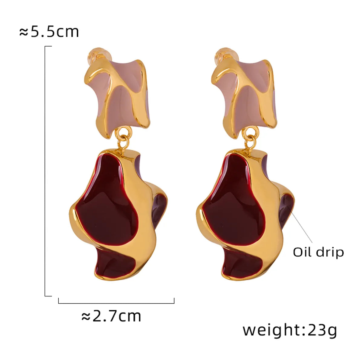 Galant Selena Gold Abstract Drops