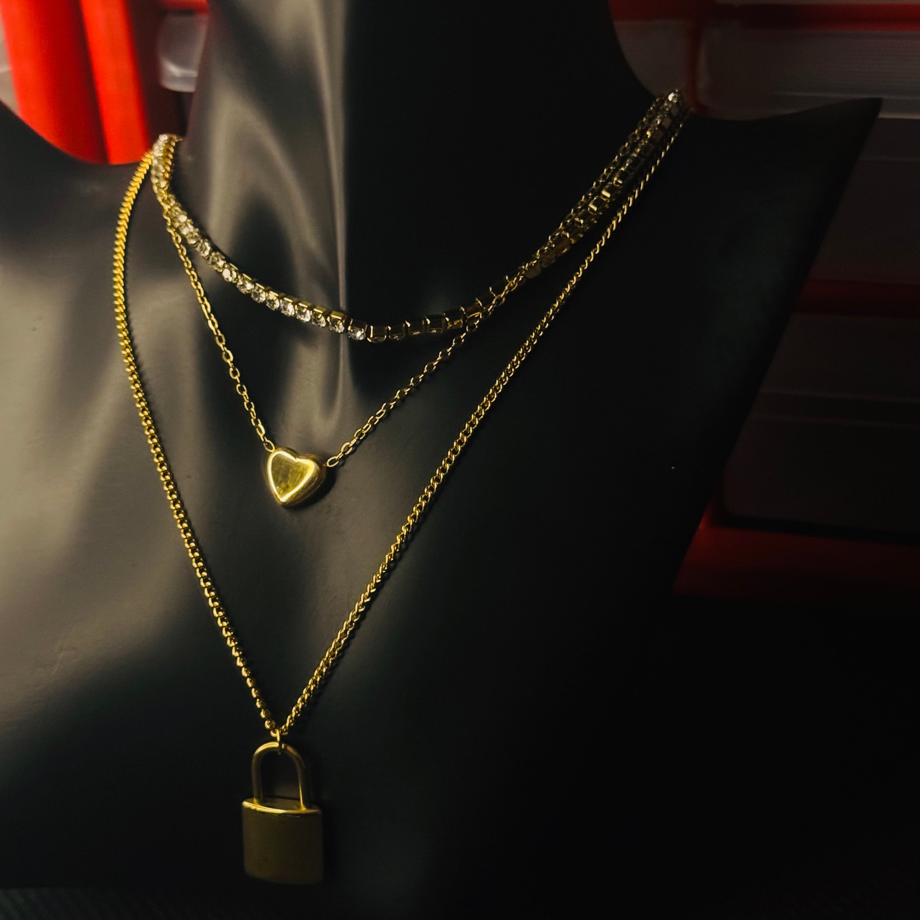 Lady Lock In Necklace