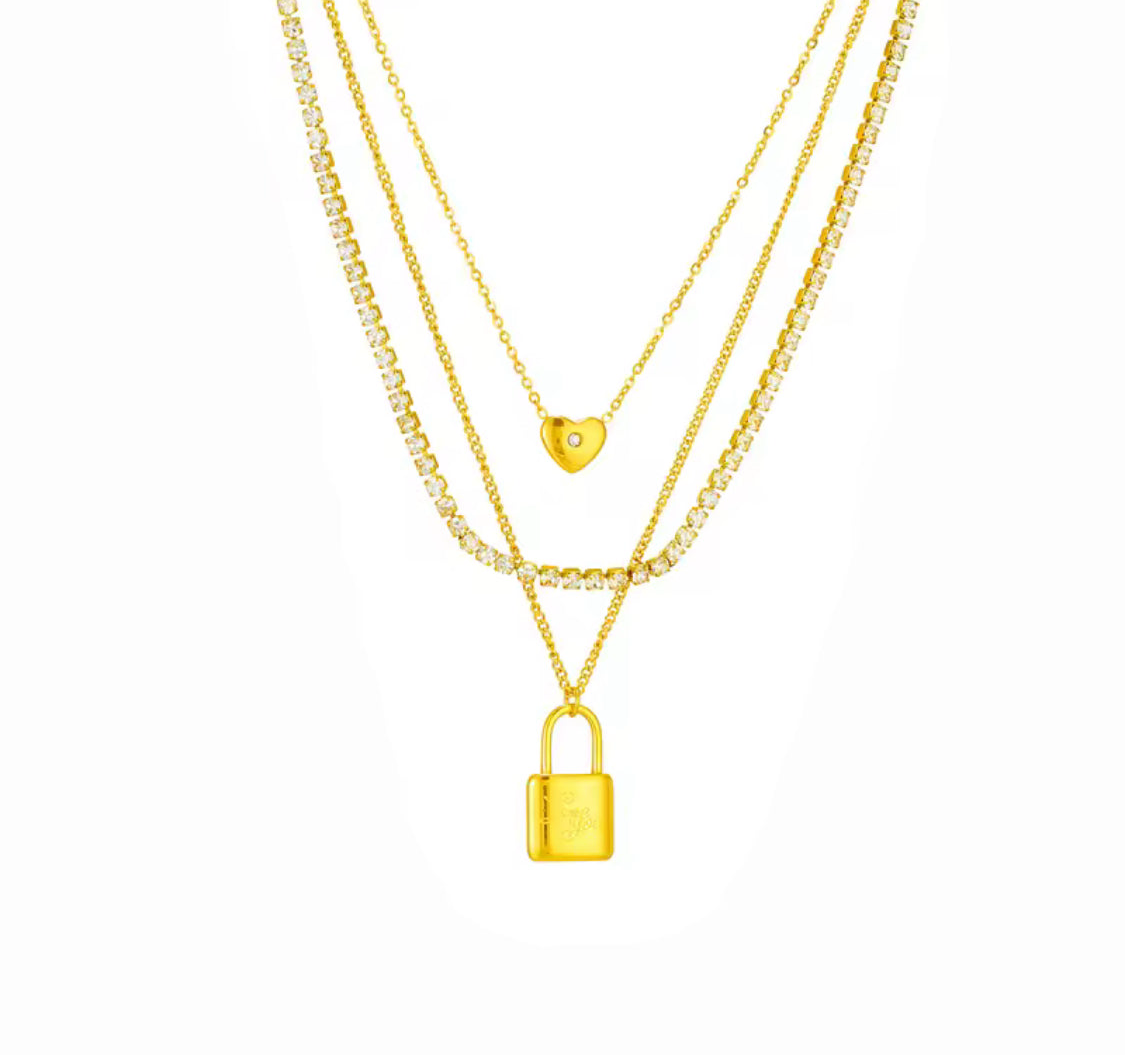 Lady Lock In Necklace
