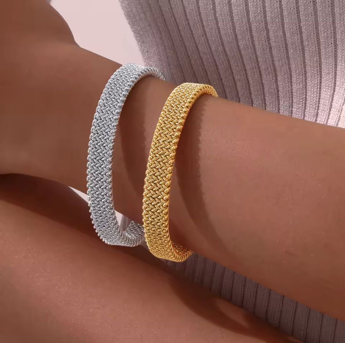 Braided Open Bangle