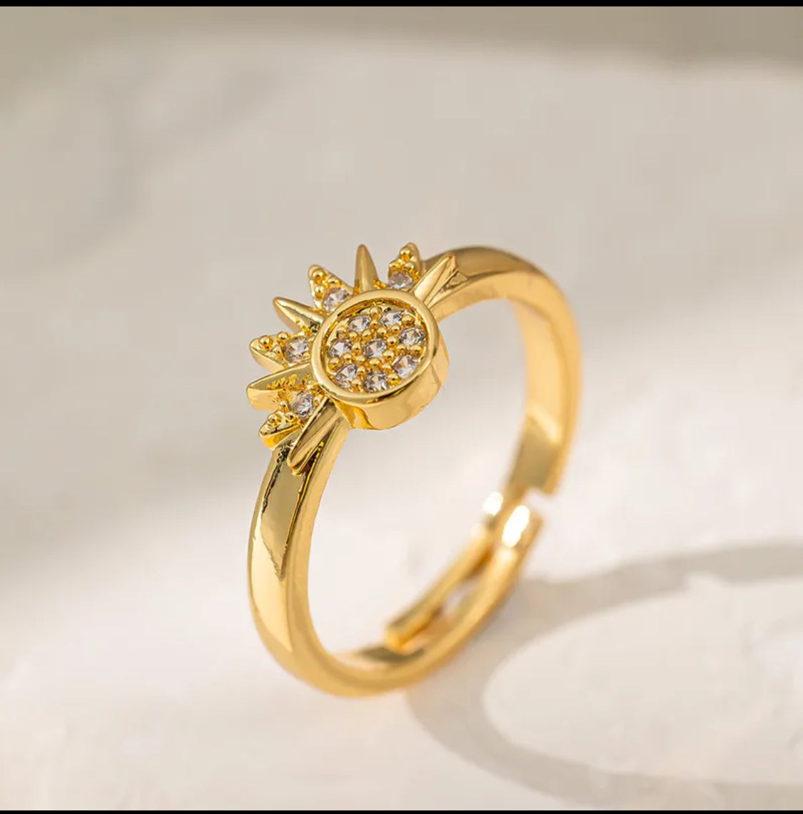 Sun & Moon Adjustable Rings