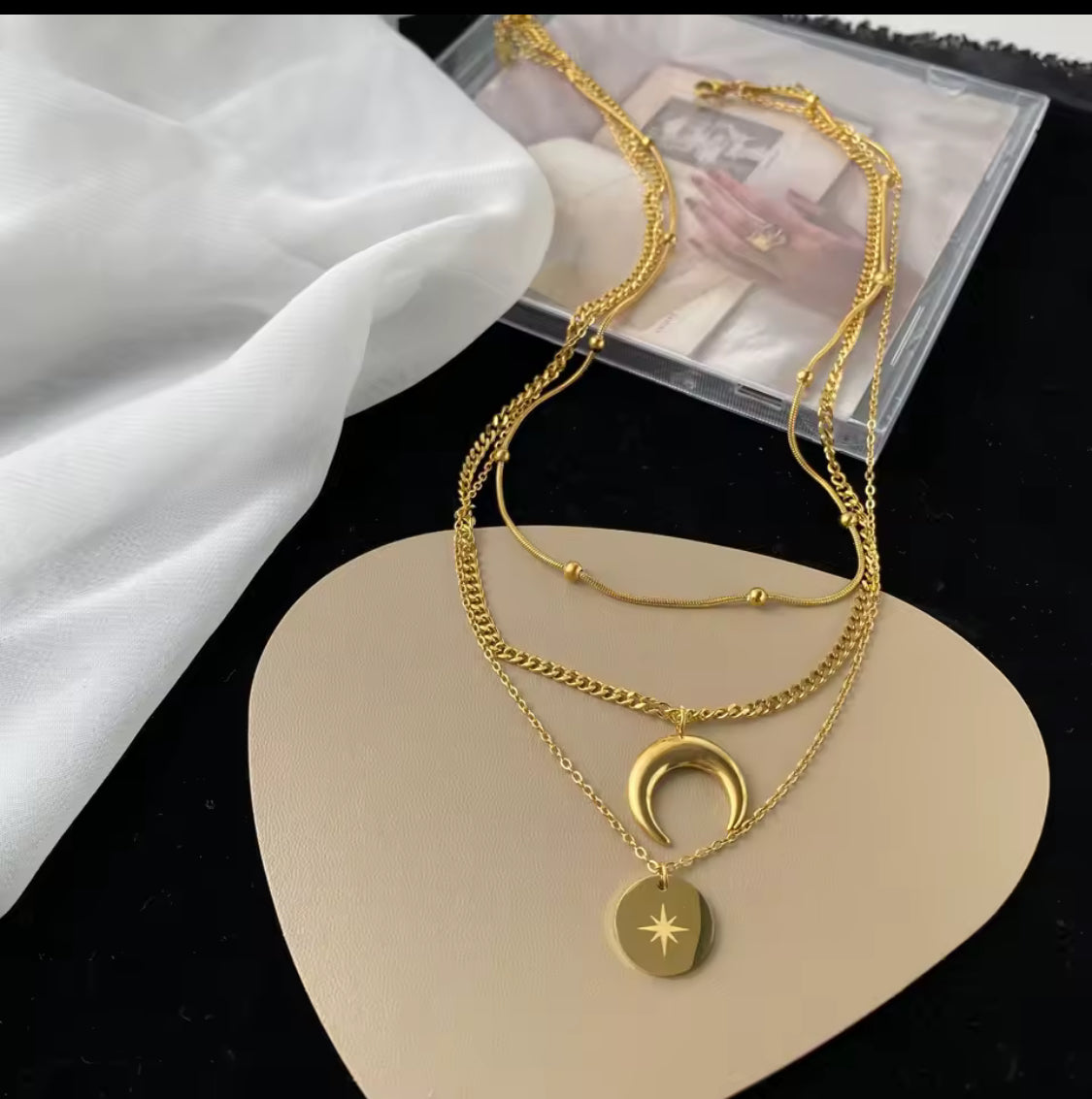 Elegant Starlight Bull Necklace