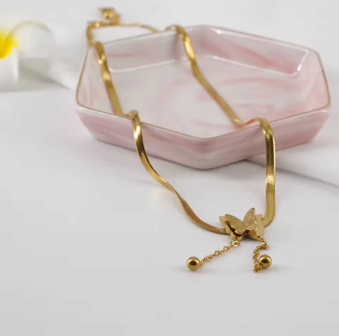 Elegant Butterfly Pendant Necklace