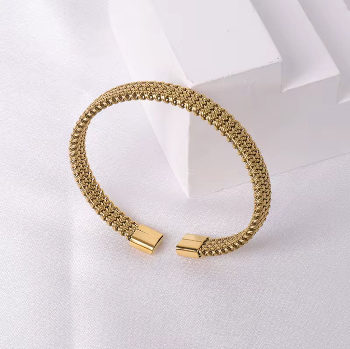 Braided Open Bangle