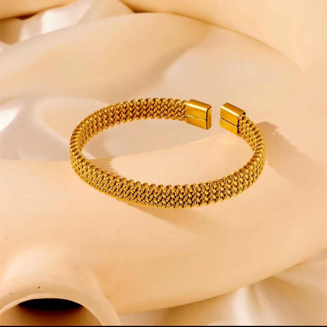 Braided Open Bangle