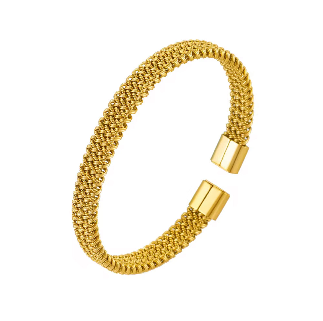Braided Open Bangle