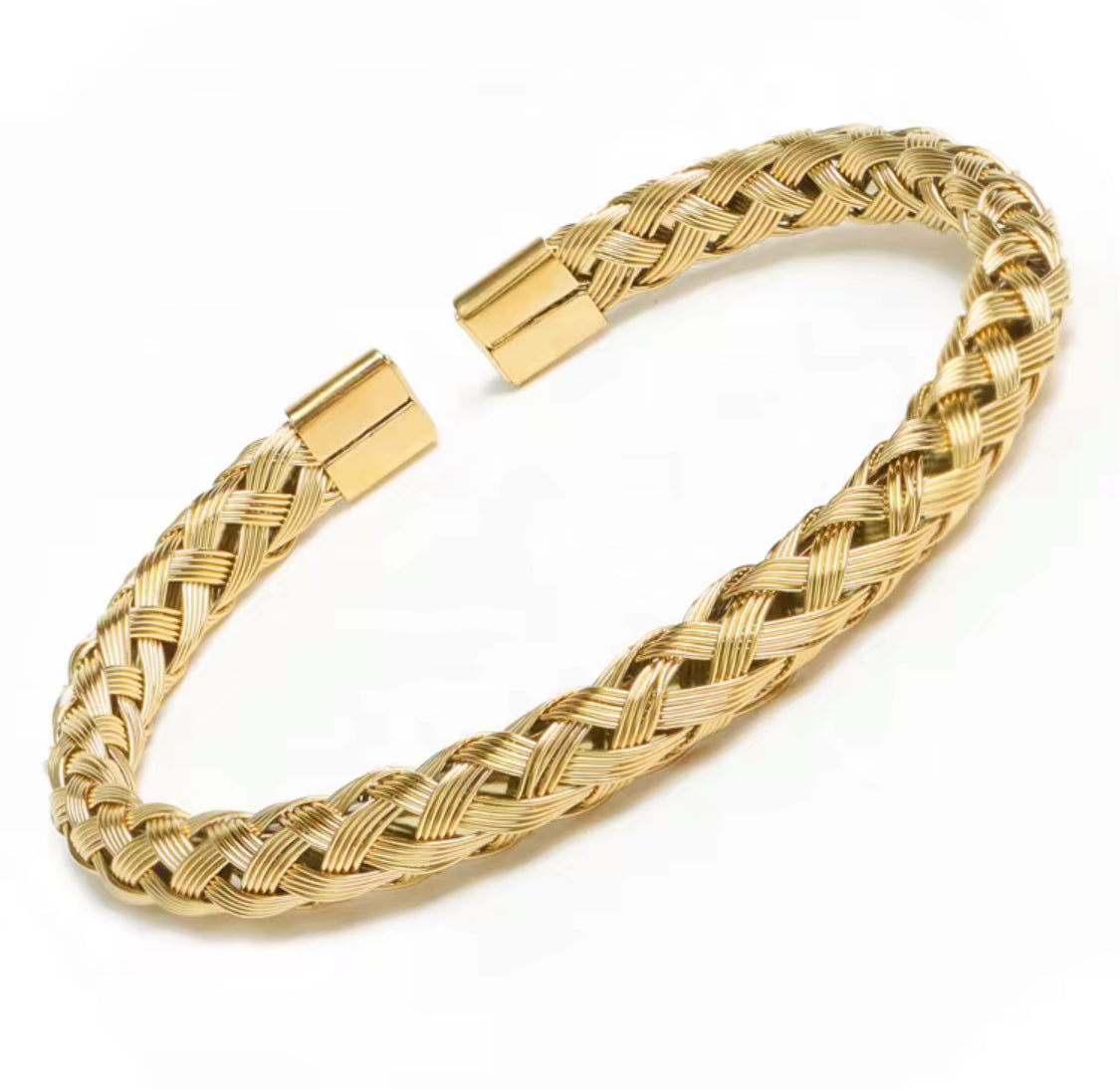 Classic Golden Open Bangle