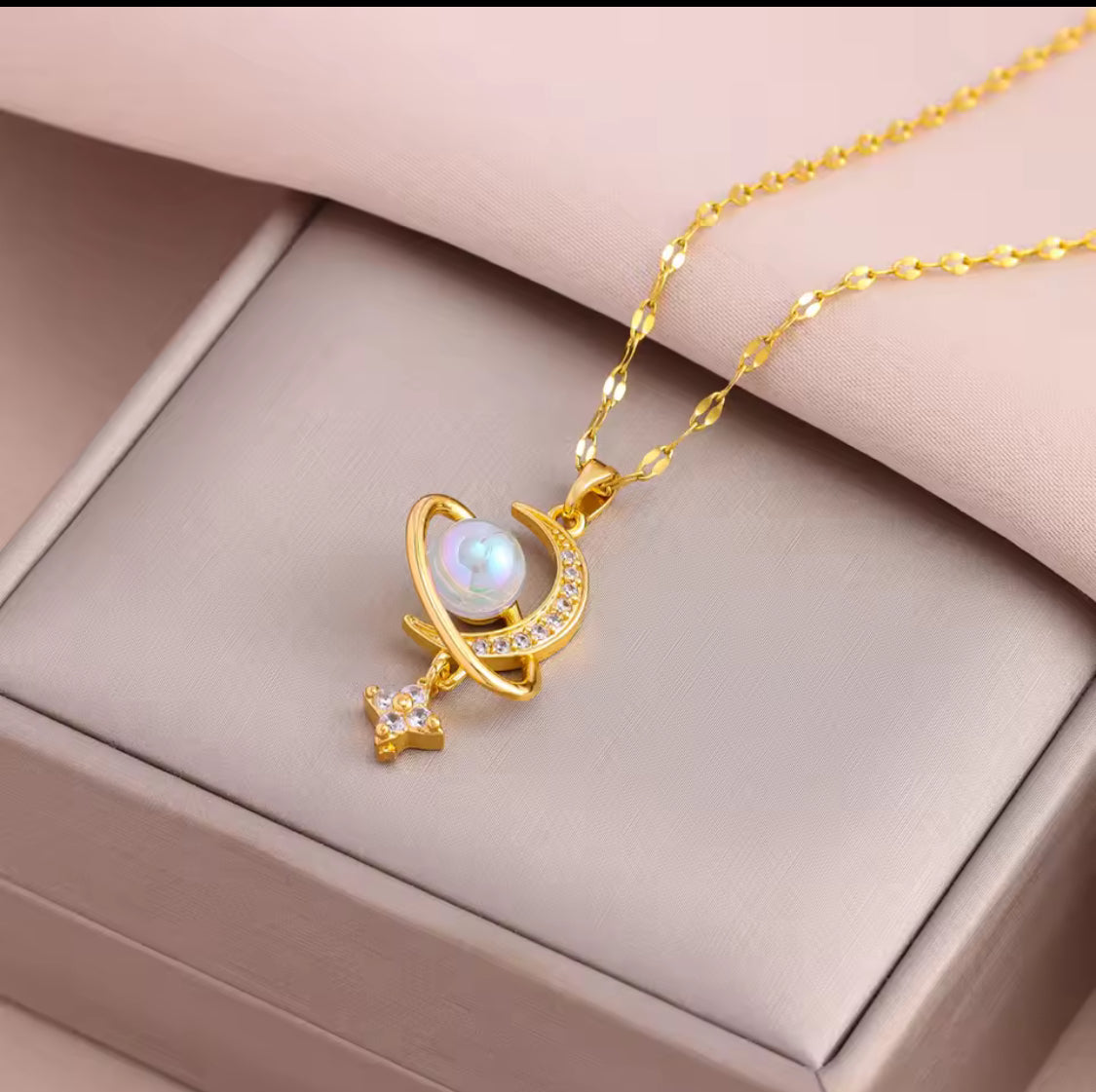 Starry Moon Necklace
