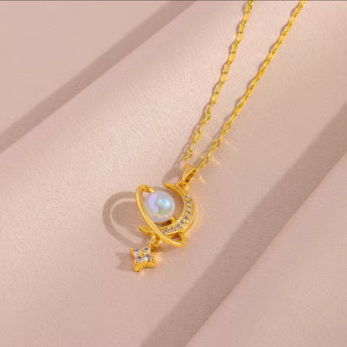 Starry Moon Necklace