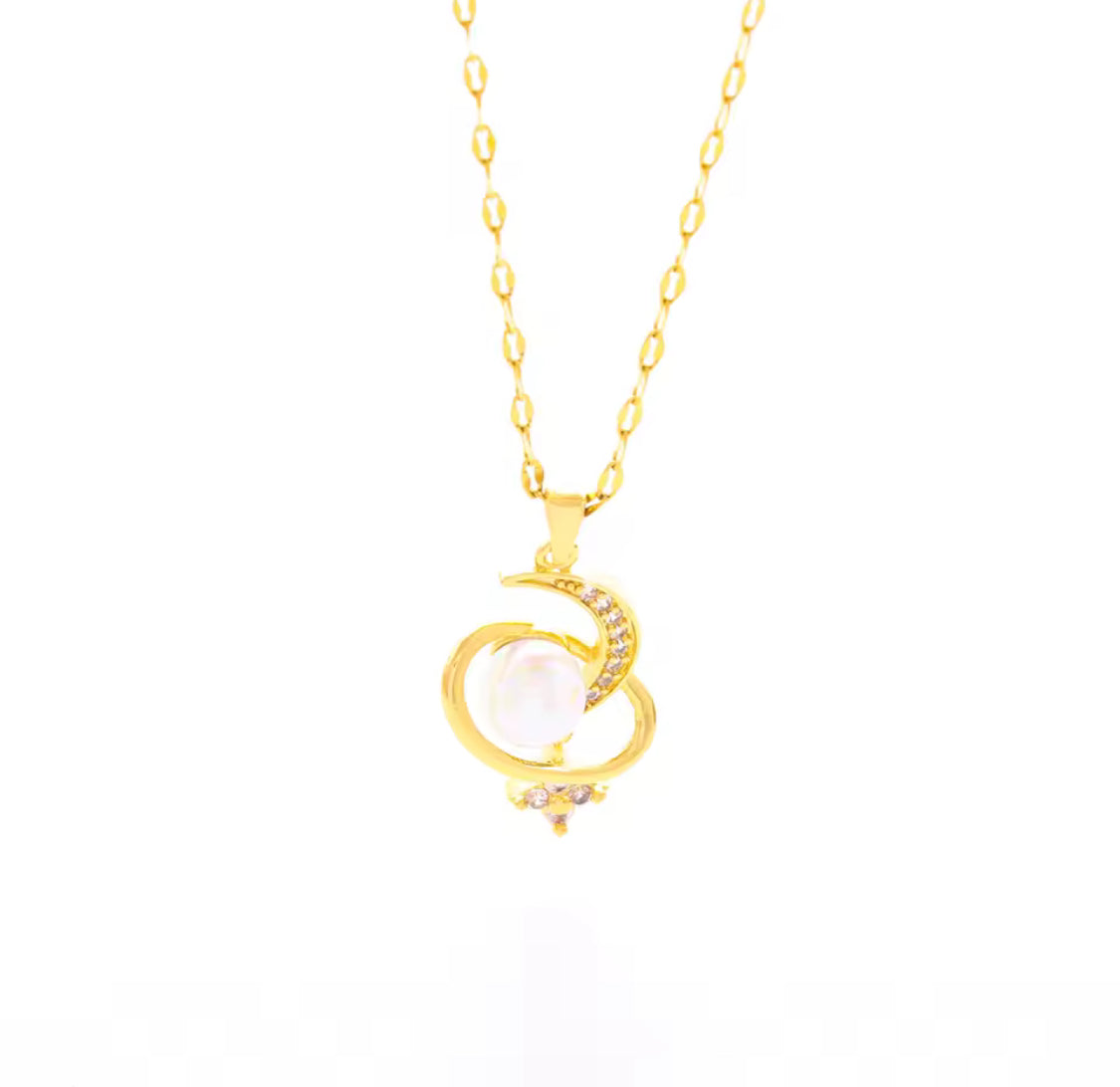 Starry Moon Necklace