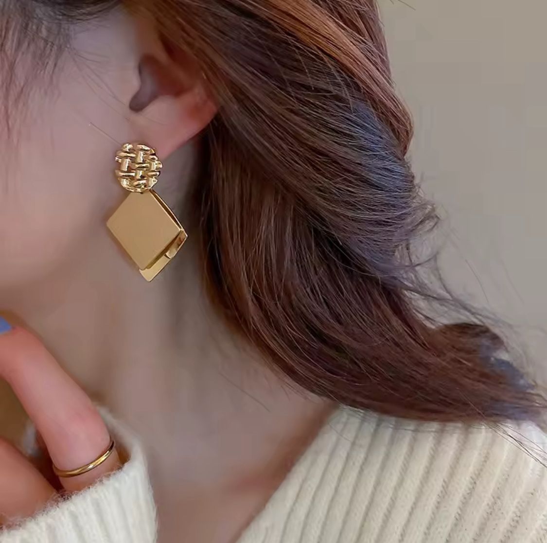 Square Sequin Earrings