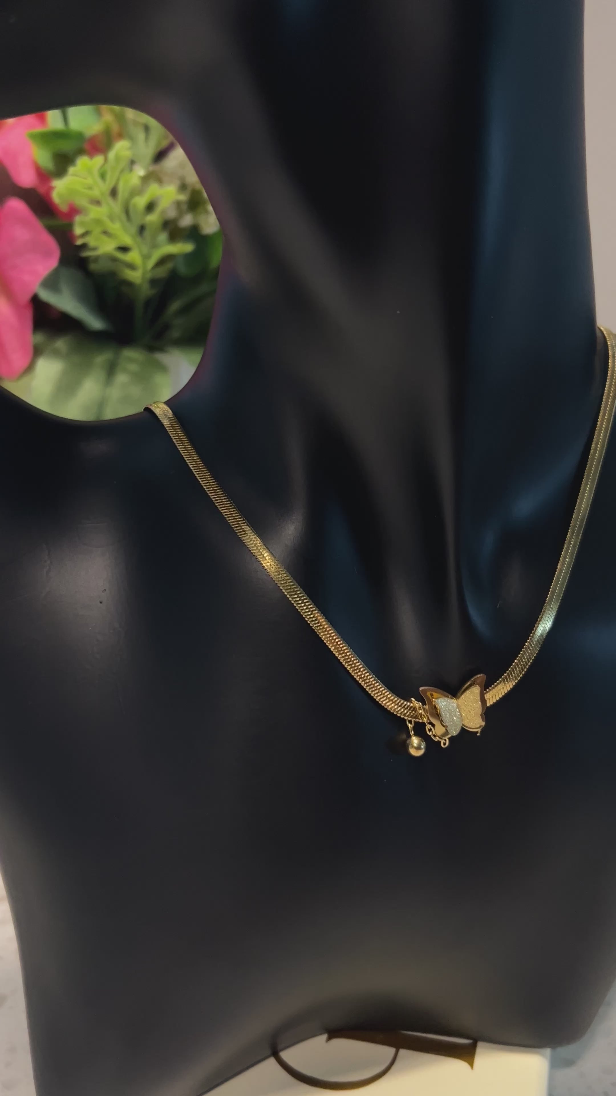 Elegant Butterfly Pendant Necklace