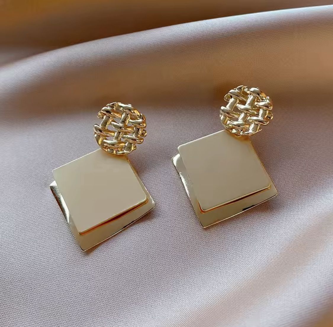 Square Sequin Earrings