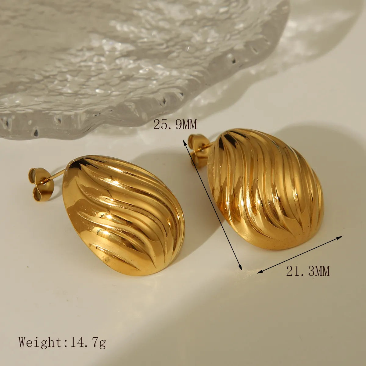 Penelope Statement Jewelry Gold set