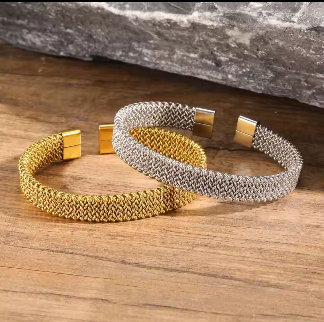 Braided Open Bangle