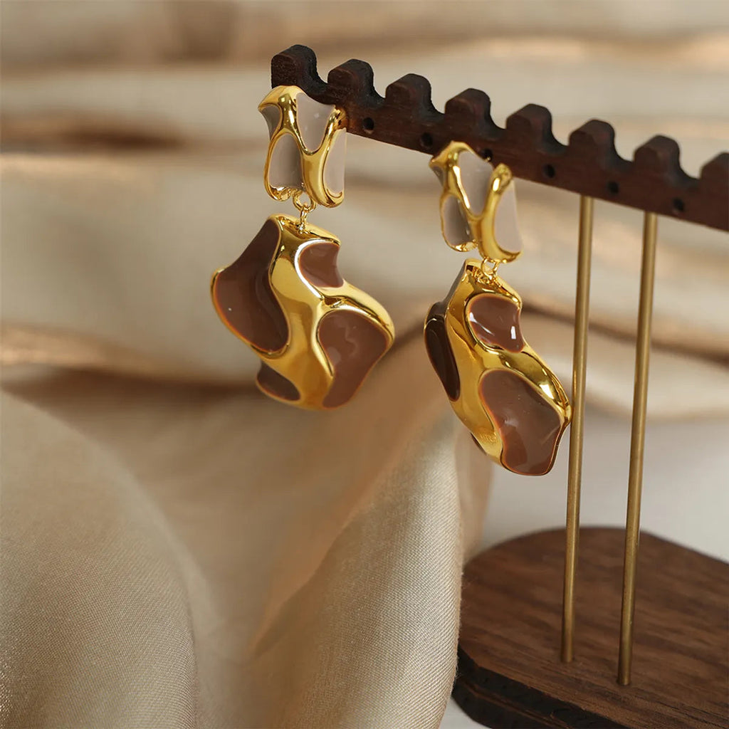 Galant Selena Gold Abstract Drops