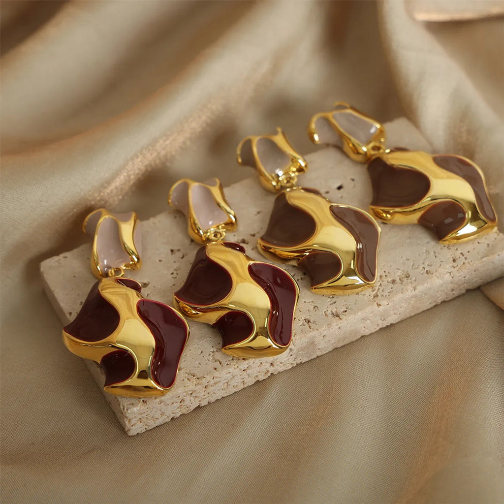 Galant Selena Gold Abstract Drops