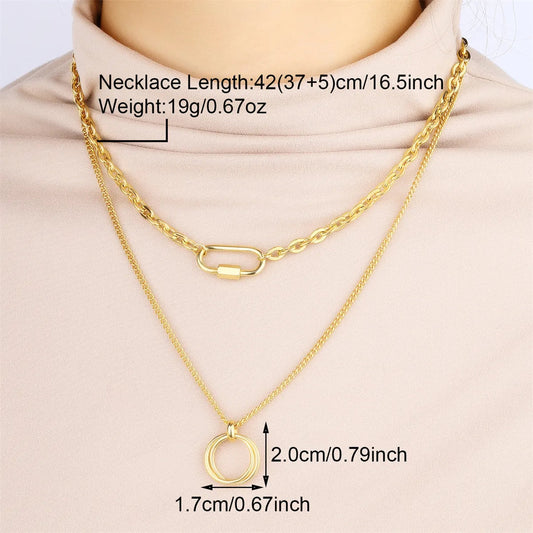 Luxurious 18K Gold Plating Necklace