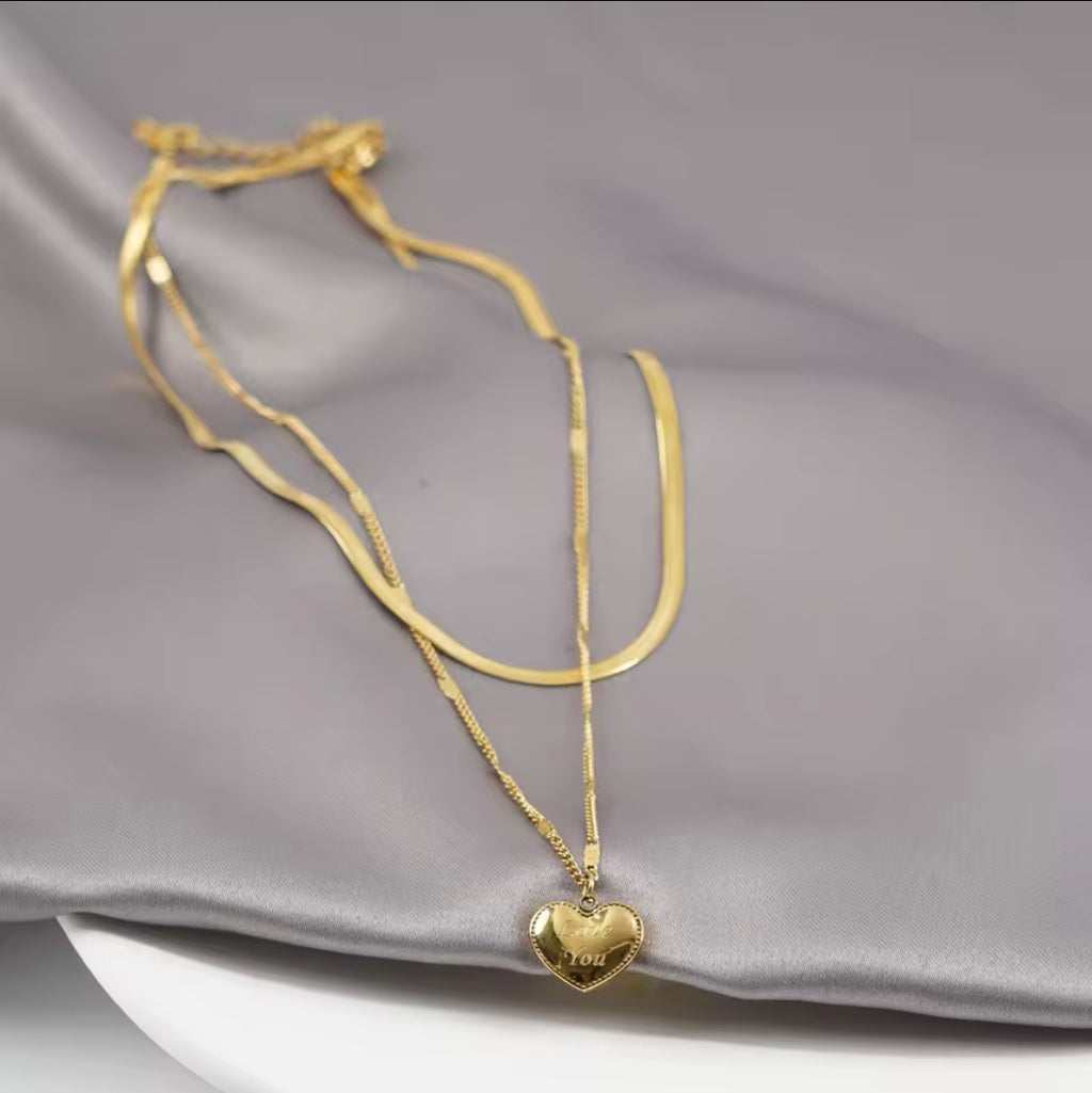 Amor Double Necklace