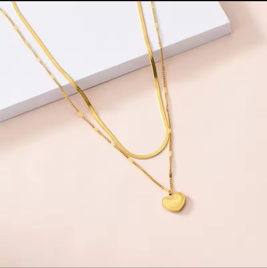 Amor Double Necklace