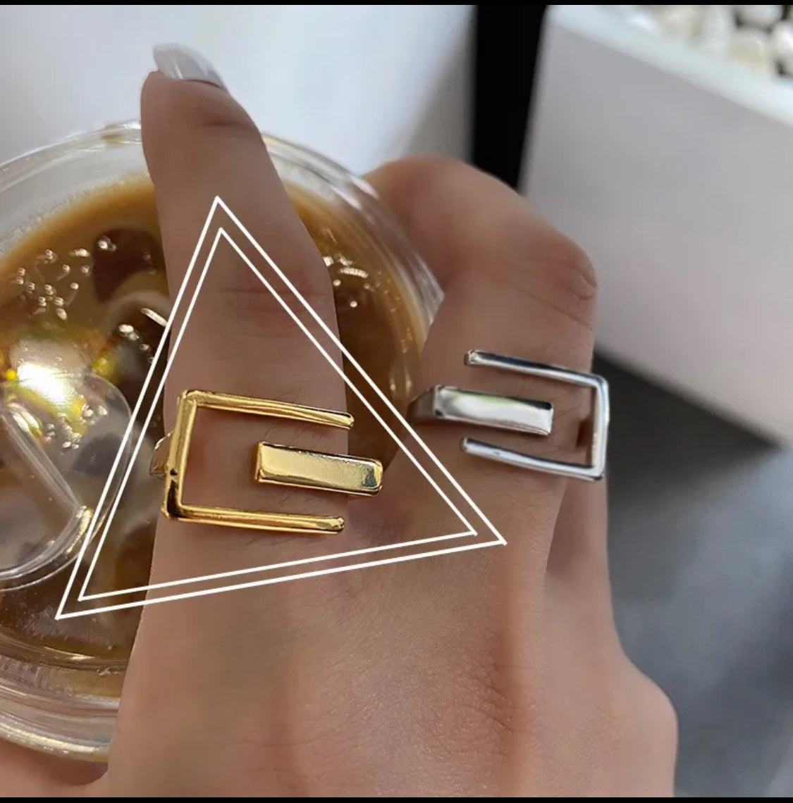 2 Axis Gold & Silver Rings