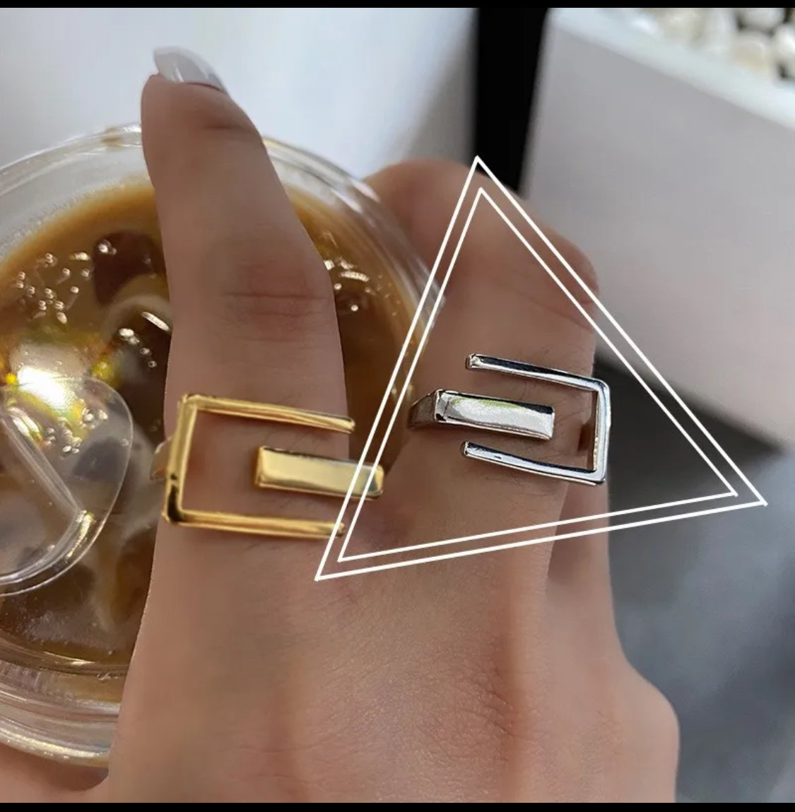 2 Axis Gold & Silver Rings