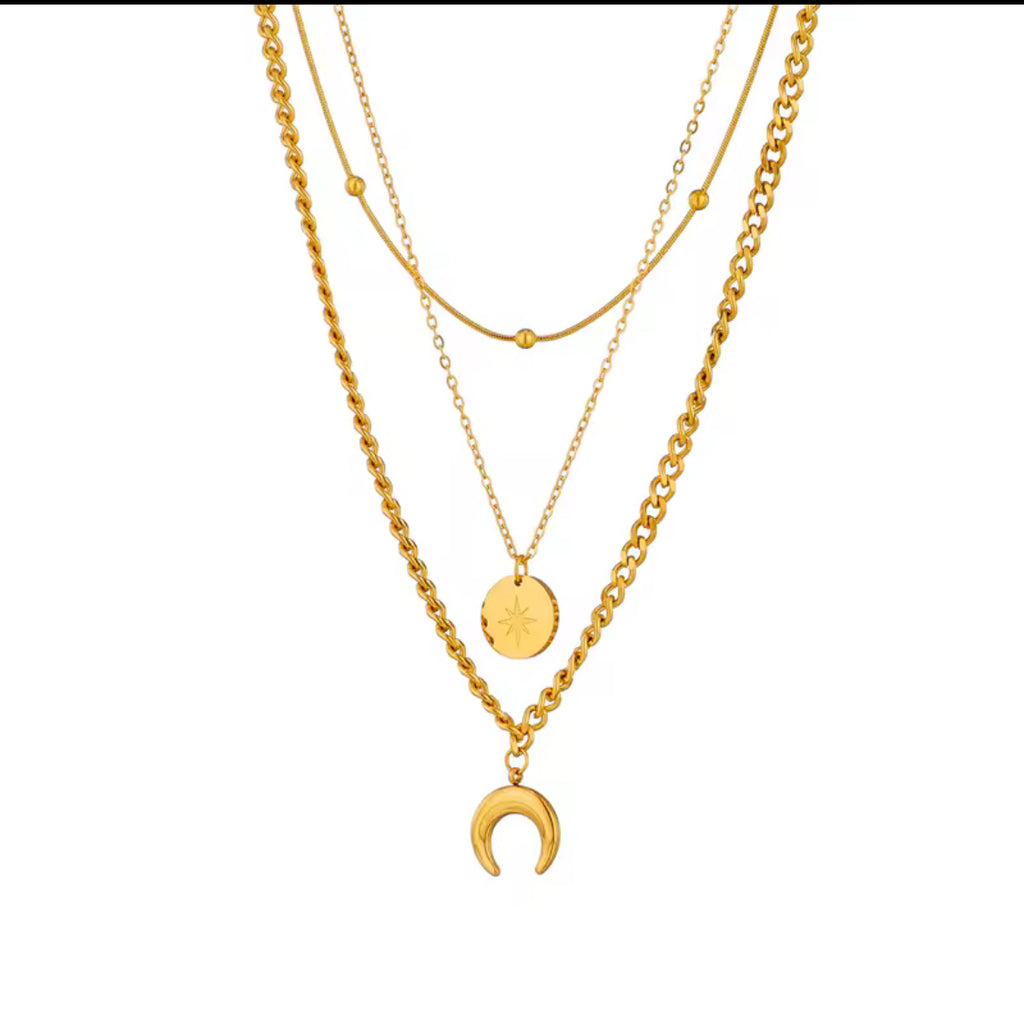 Elegant Starlight Bull Necklace