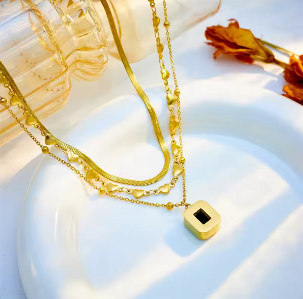 Green Crystal Pendant Necklace