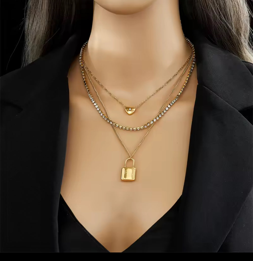 Lady Lock In Necklace