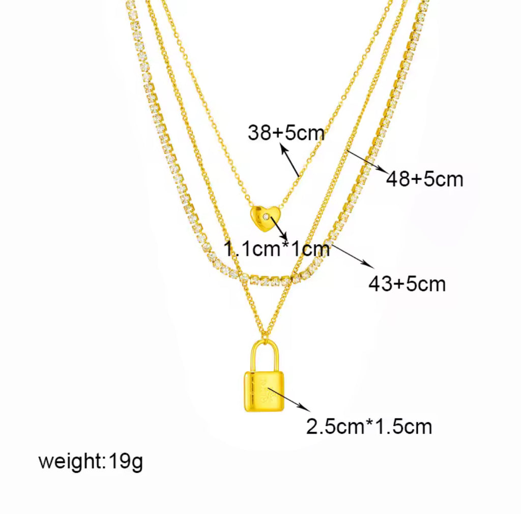 Lady Lock In Necklace