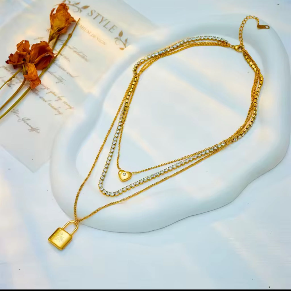 Lady Lock In Necklace