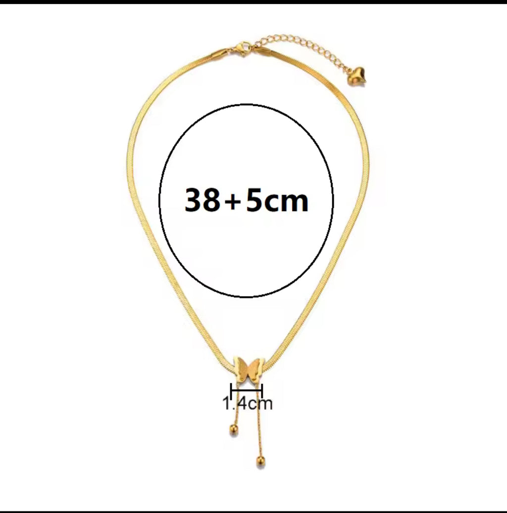 Elegant Butterfly Pendant Necklace
