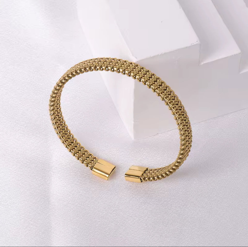 Braided Open Bangle