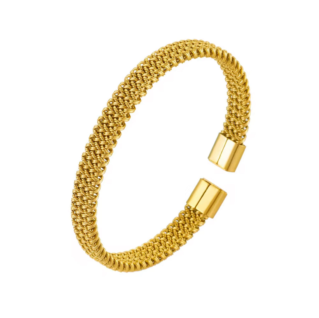 Braided Open Bangle