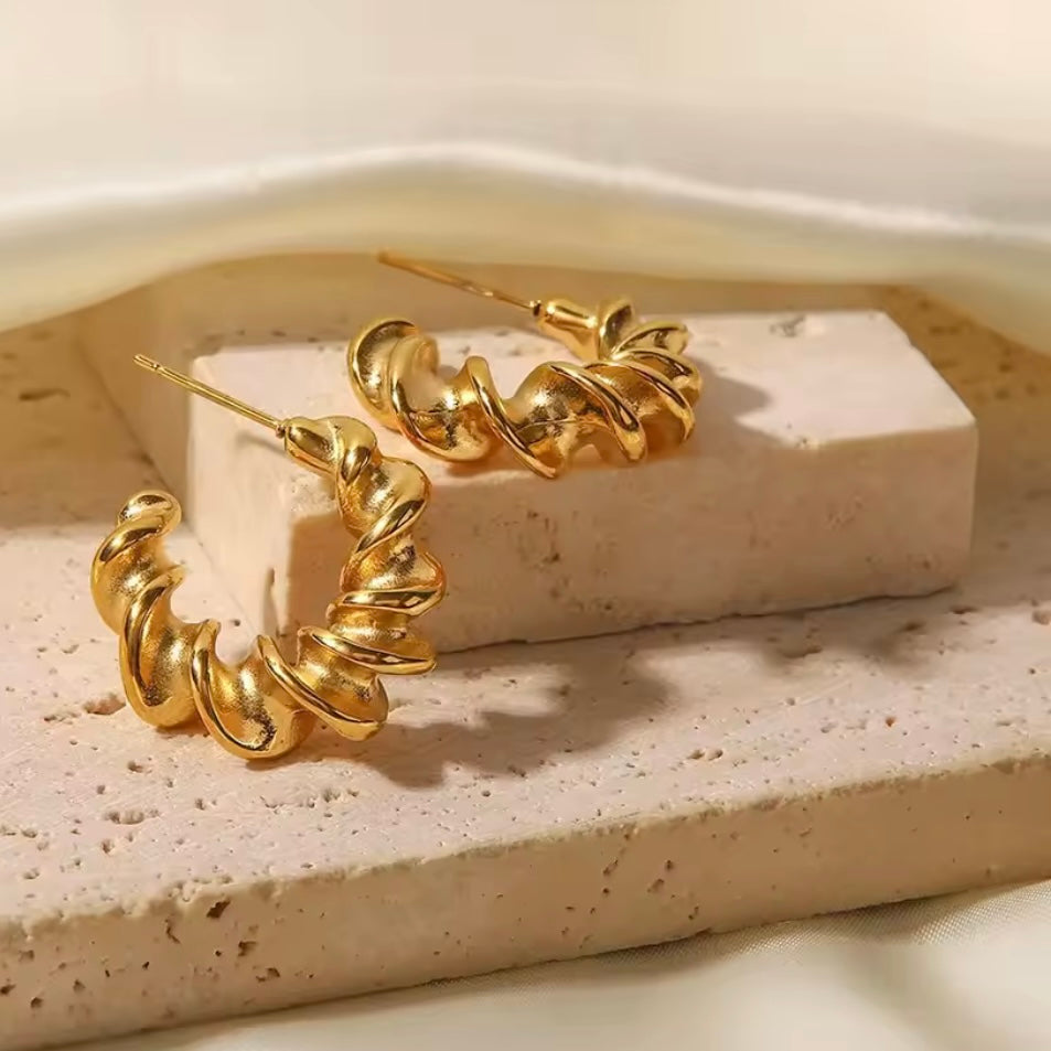 Cecile Hoop Earring