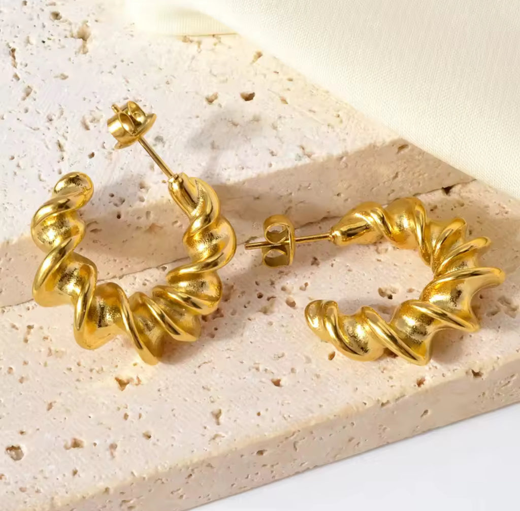 Cecile Hoop Earring