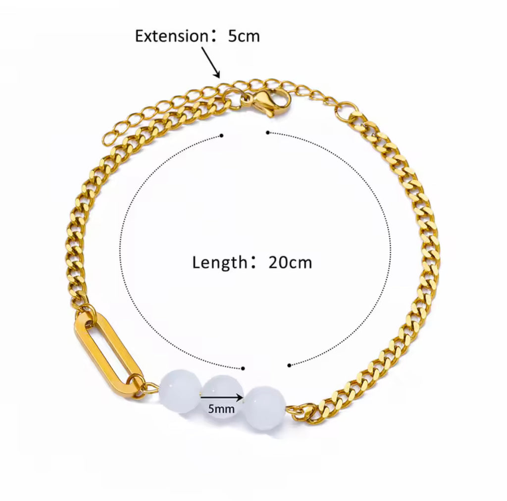 Amazing Shell Pearl Anklet
