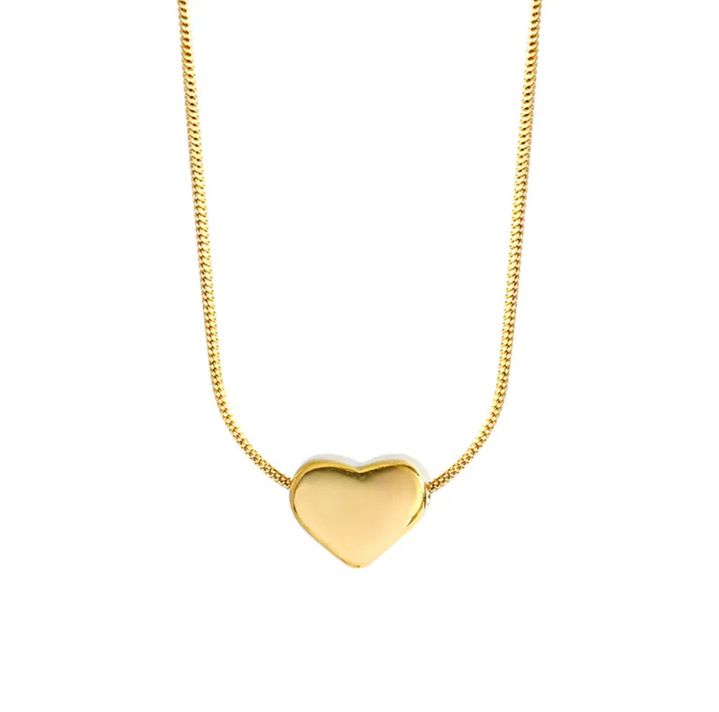 Delicatesse Gold Heart Shape Necklace