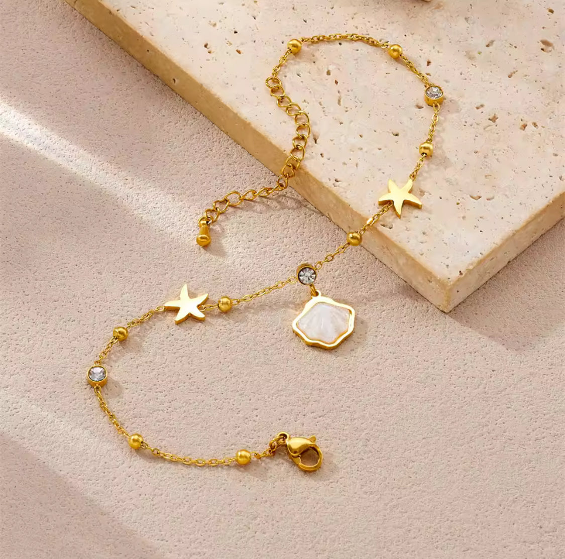 Beach Shell Anklet