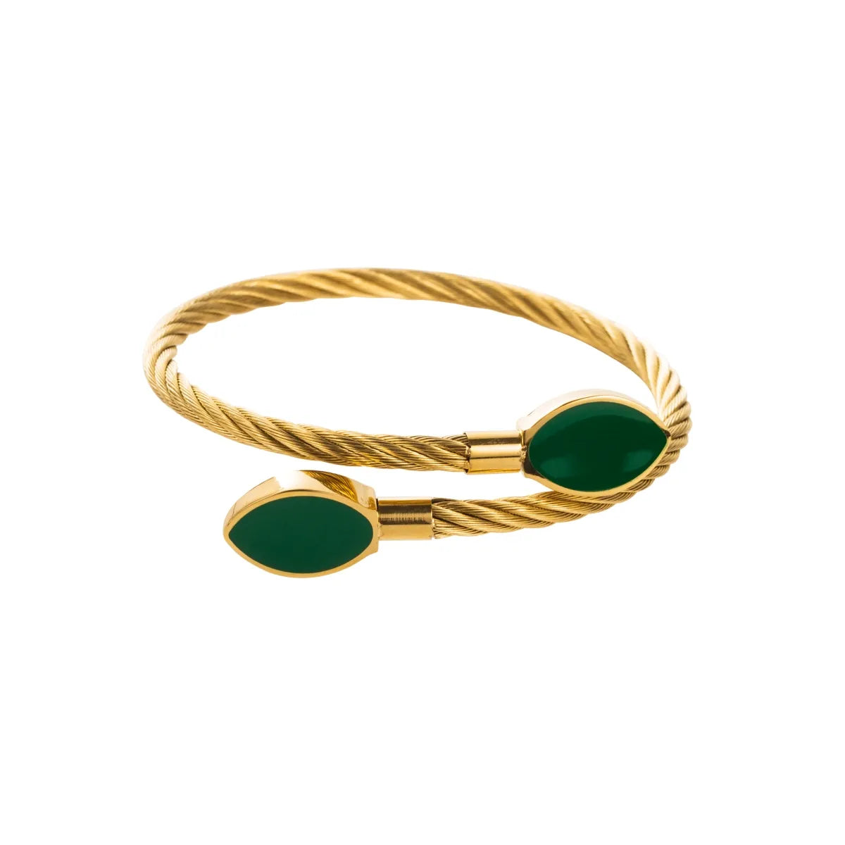 Block Cable Bangle