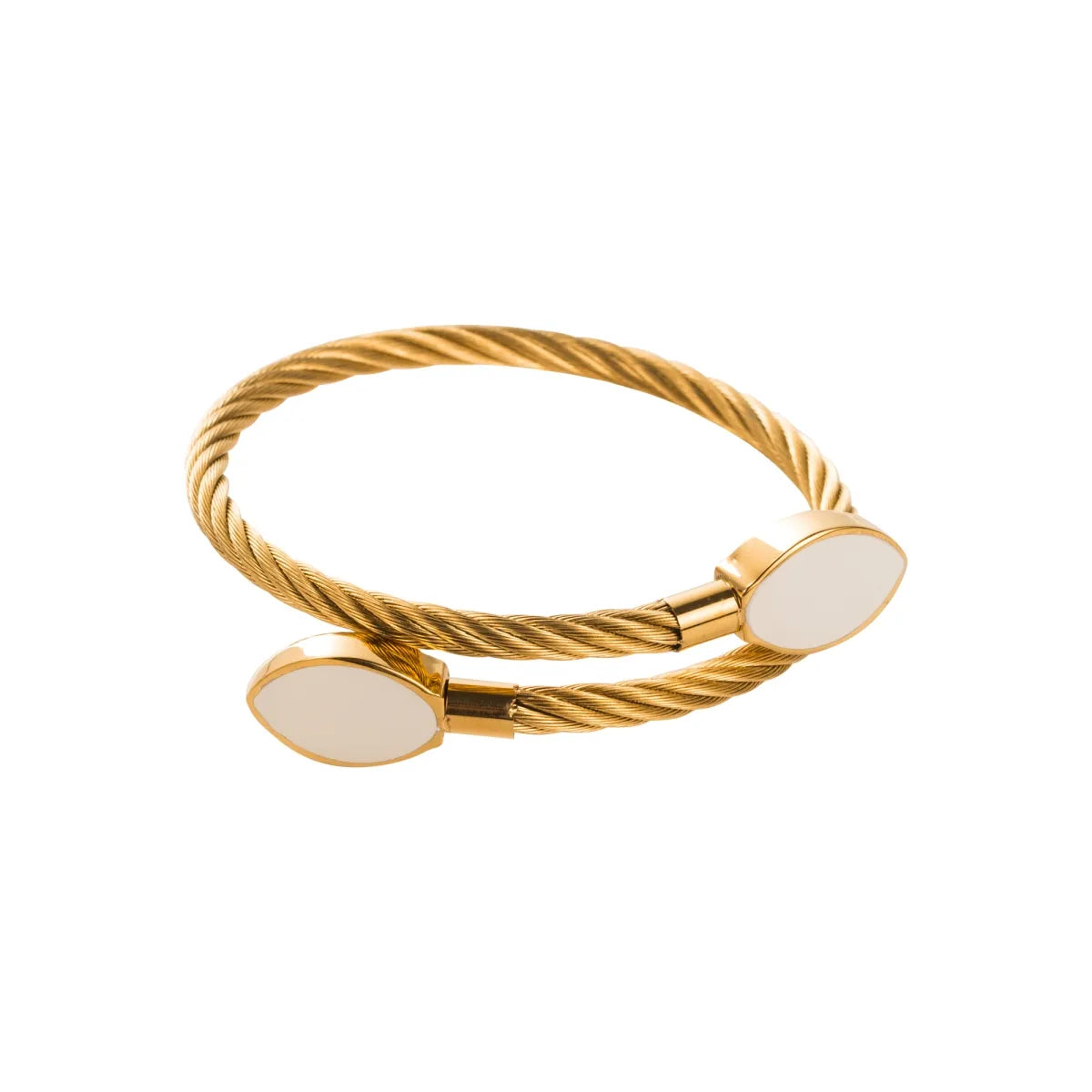 Block Cable Bangle