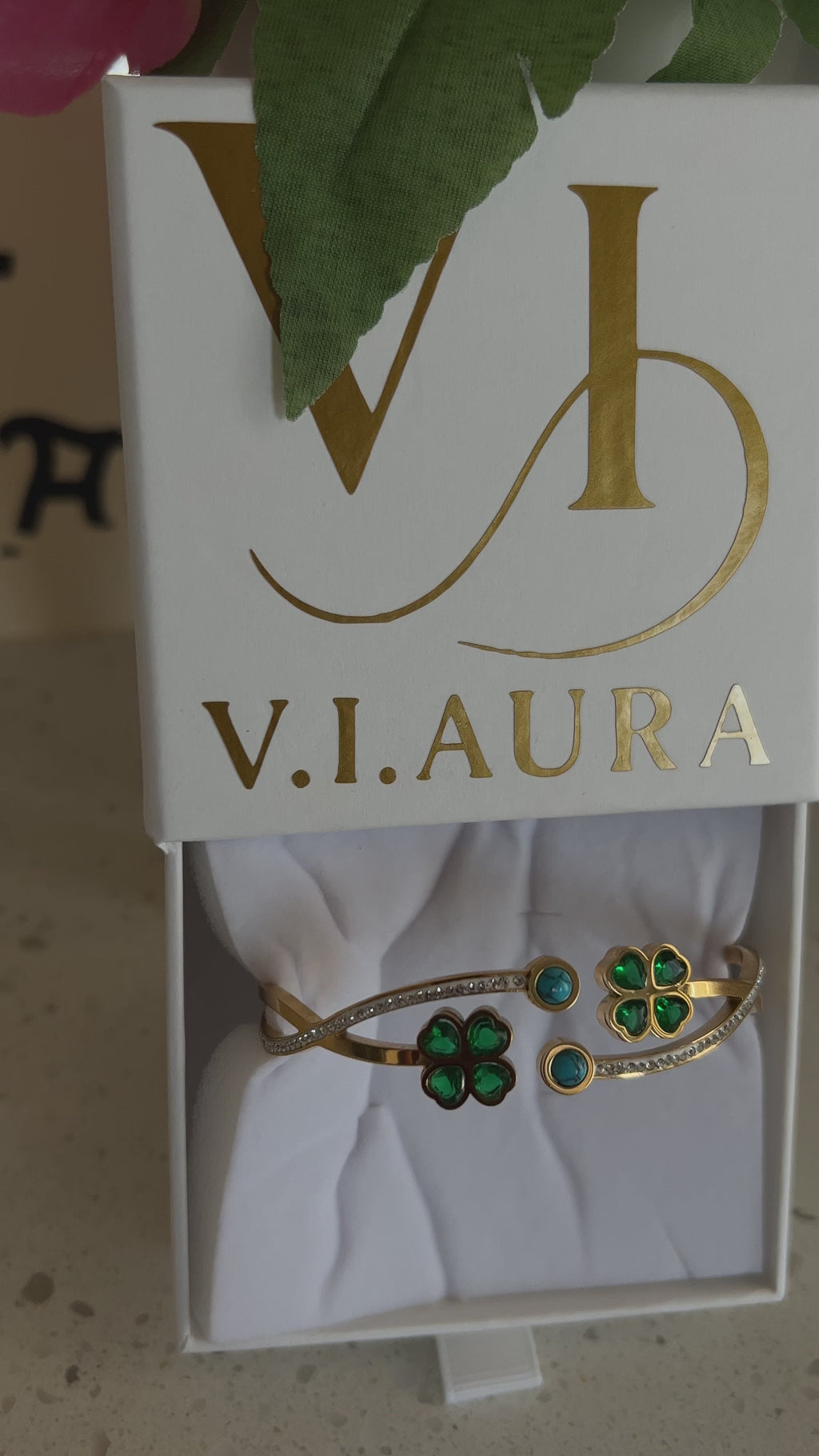 Ellipse Golden Bangle