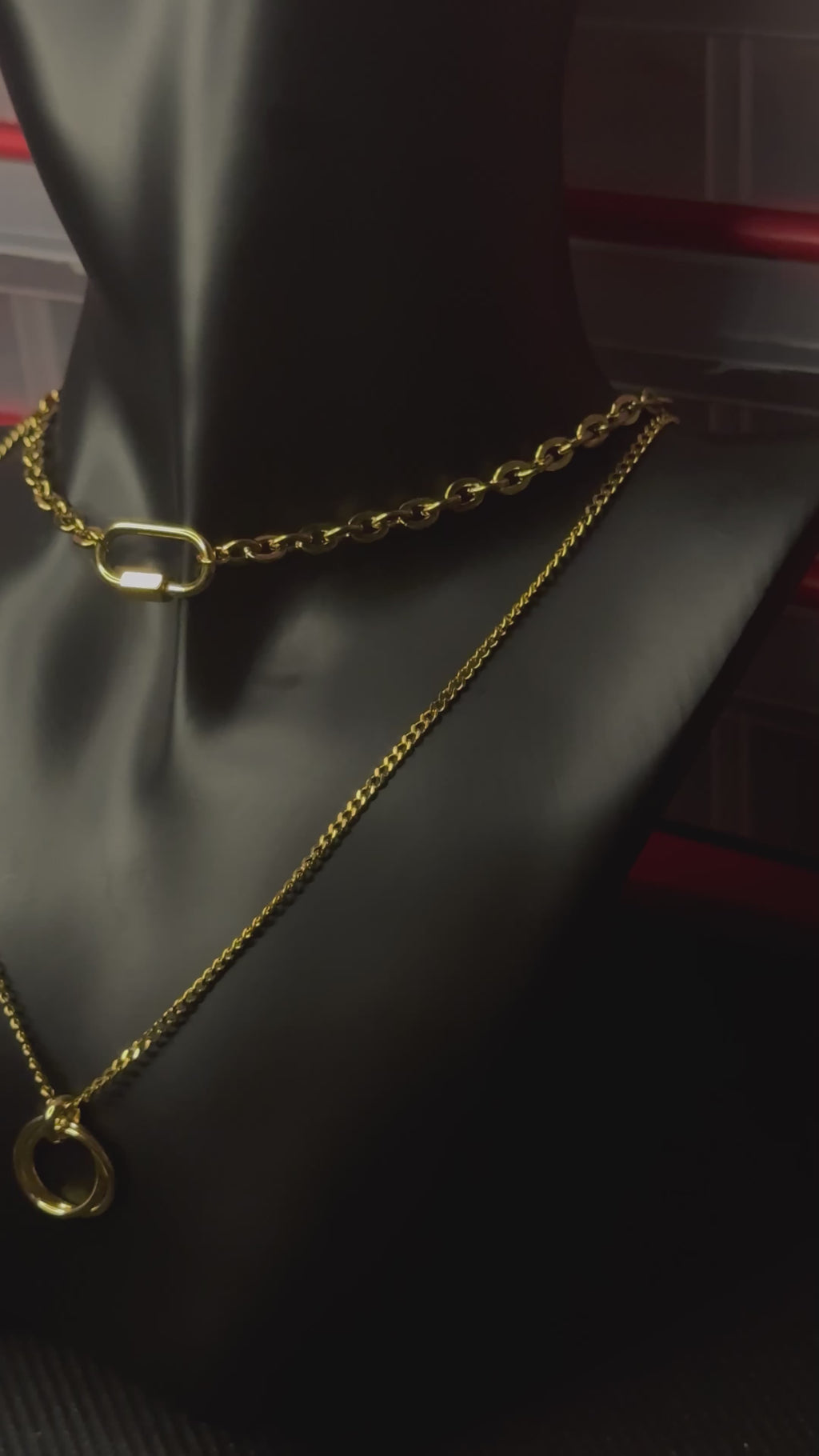 Dual Charm Layered Necklace