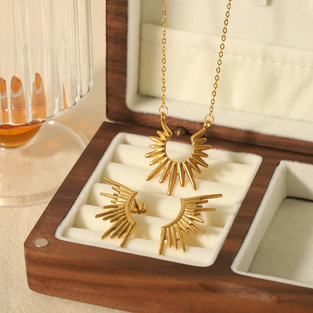 Elegant Sun Jewelry Set