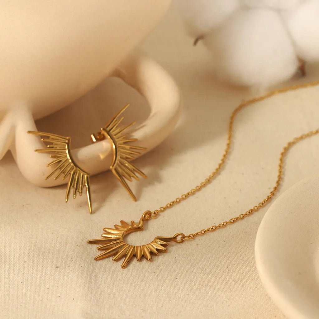 Elegant Sun Jewelry Set