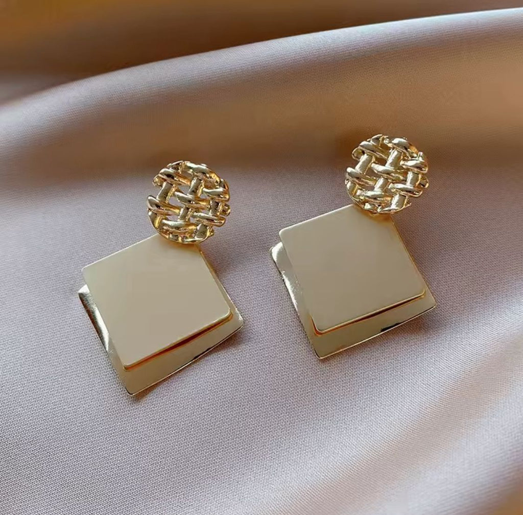 Square Sequin Earrings