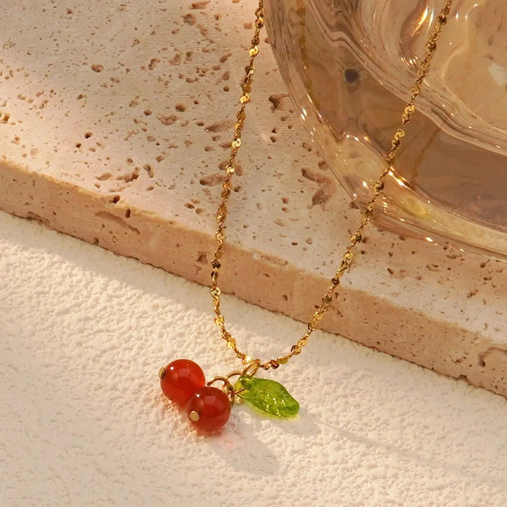 Cherry Charm Jewelry Set