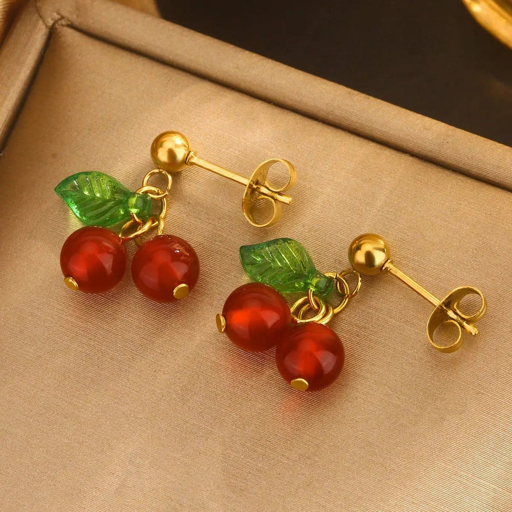 Cherry Charm Jewelry Set