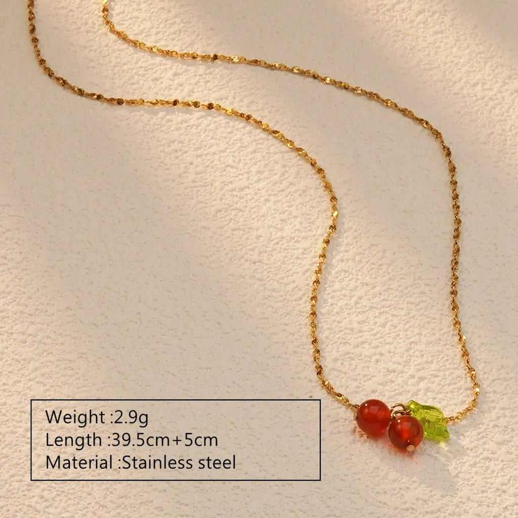 Cherry Charm Jewelry Set