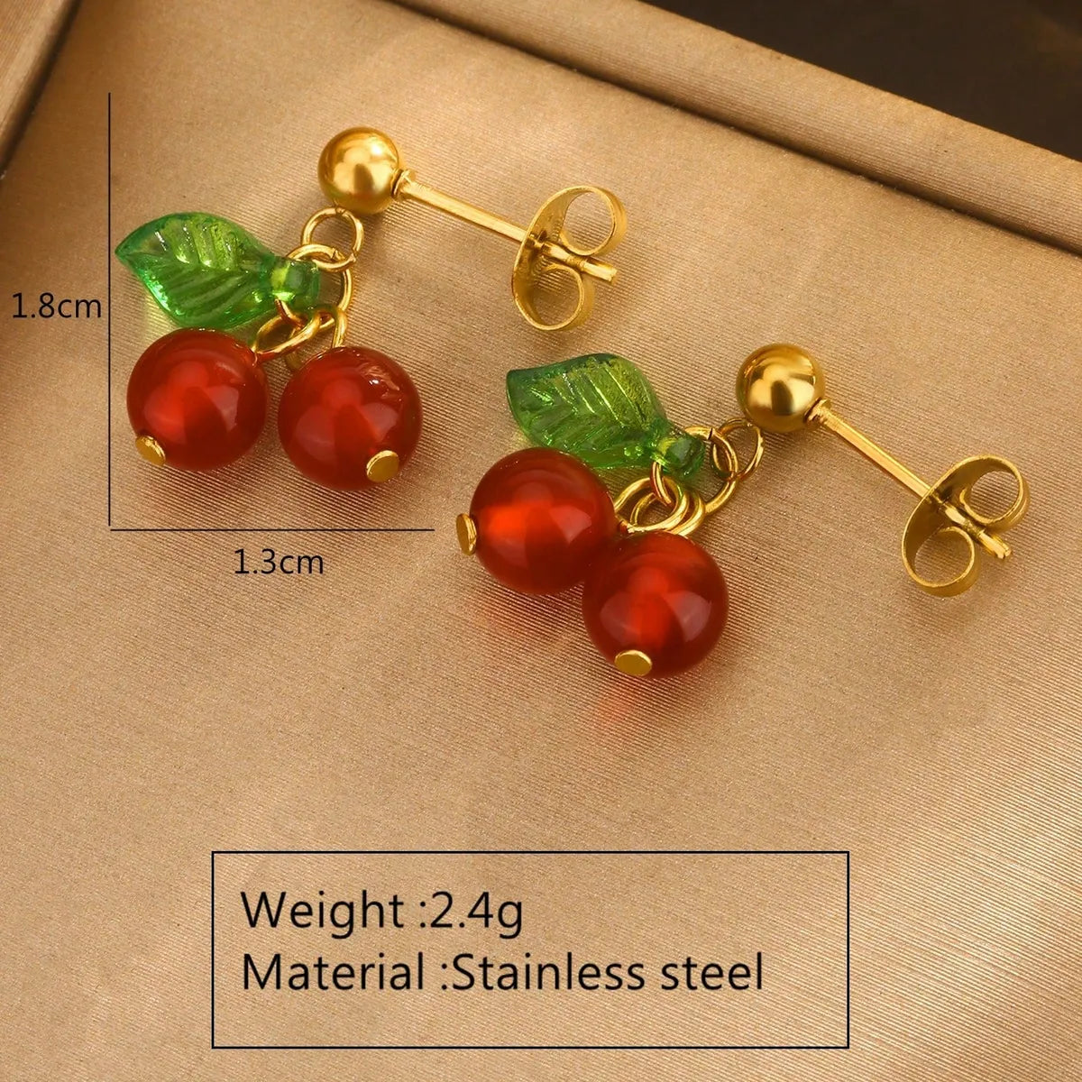 Cherry Charm Jewelry Set